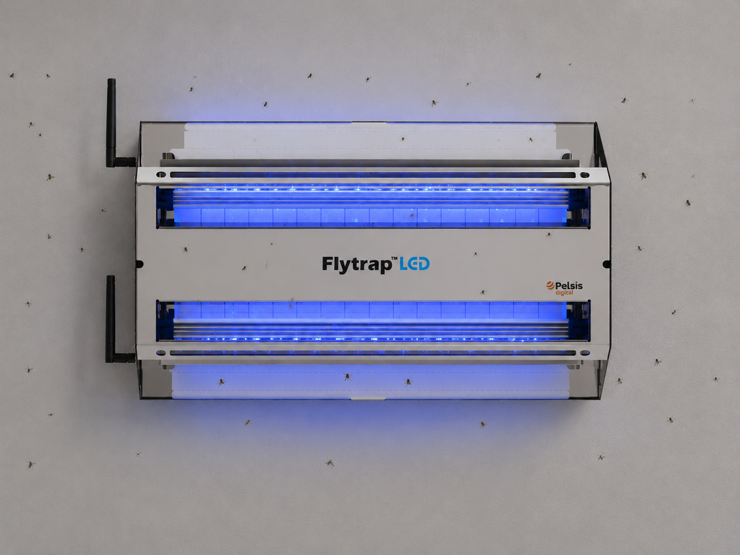 Cyfrowa pułapka na muchy 80 LED